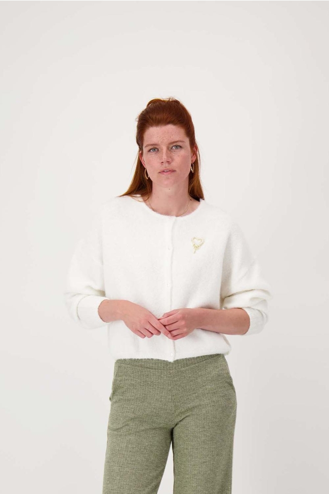 BASIC VESTJE 0306 085 1007 OFF WHITE